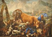 Giovanni Benedetto Castiglione Noah's Sacrifice after the Deluge Sweden oil painting artist